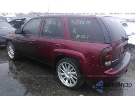 2007 Chevrolet Trailblazer Ss из США, поврежденный, VIN 1GNES13H972249507